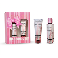 Coffret Parfumé : Lait Corporel et Brume Scintillante – Cadeau Saint-Valentin – Soin Hydratant Corporel Parfum Floral Doux pour Femme
