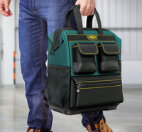 Sac à dos pour outils de grande capacité, robuste, imperméable, organiseur d'outils pour la maison, sacs à outils techniques de luxe, sac à outils électriques