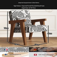 Fauteuil en bois d'occasion à une place, design artistique, pour hôtel, maison d'hôtes, réception, salon de thé commercial, ensemble de sièges.