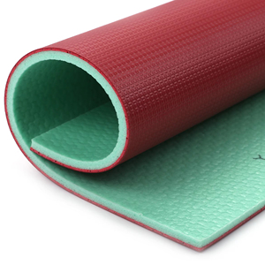 Piastrelle per Campo da <span class=keywords><strong>Ping</strong></span> <span class=keywords><strong>Pong</strong></span> Indoor in PVC Enlio, Approvate ITTF, Ignifughe, 7.0mm, Tappetini Sportivi Ecologici - Product Image 1