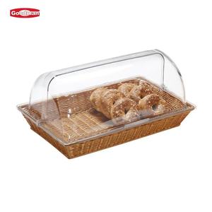 ฝาพับพลาสติก PC ใสเป็นมิตรกับสิ่งแวดล้อมฝาครอบโดมพลาสติกสำหรับแสดงขนมปังเบเกอรี่ - Product Image 4