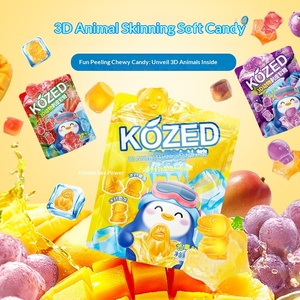 ลูกอมกัมมี่รสผลไม้ 3D Peelerz รูปสัตว์เล็กๆ สำหรับปอกเปลือก ขายส่งจากโรงงาน - Product Image 6