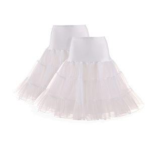 Femmes Blanc <span class=keywords><strong>Vintage</strong></span> Gothique Lolita Crinoline <span class=keywords><strong>Jupon</strong></span> <span class=keywords><strong>Tulle</strong></span> Puffy Slip <span class=keywords><strong>Jupon</strong></span> pour les Fêtes de Mariage Fluffy Jupe Évasée pour - Product Image 2