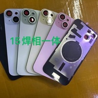 25 pièces cadre de remplacement lunette plaque métallique couvercle du boîtier arrière batterie verre porte arrière châssis pour iPhone 15 15 Pro Plus Max