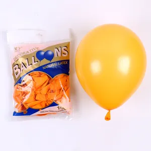 中国批发便宜的Globos可生物降解生日快乐派对装饰哑光标准气球10英寸