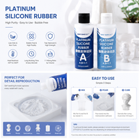 TIMESRUI Laris Manis 8oz Platinum Cure Silicone Mold Making Kit untuk Cetakan Kue Karet Fleksibel Kekerasan 15 Shore A Tidak Beracun