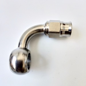 オートバイステンレス鋼バンジョー継手油圧an3ブレーキラインホースパイプ継手 - Product Image 2