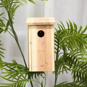 Jaula para <span class=keywords><strong>Pájaros</strong></span> de Plástico y Vidrio Ecológica de Diseño Natural con Soporte Personalizable - Product Image 2