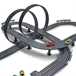 Racing Track Double <b>Remote</b> <b>Control</b> Car Slot Car Children's <b>Toys</b> 1:64 Track Racing <b>Toy</b> Electric Railway Track <b>Toy</b> Se - Product Image 1