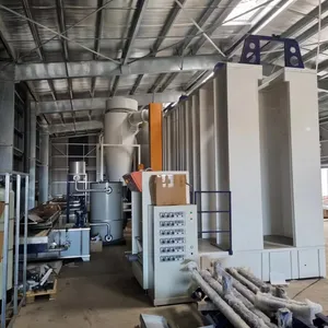 Iron Steel Control Cabinet PVC Powder Coating Machine Spray Line