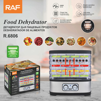 Raf Nieuwe Stijl Eenvoudige Bediening Lage Ruis 5 Laags Dienblad Voedsel Dehydrator Machine En Fruit Groente Droger Voor Huishouden
