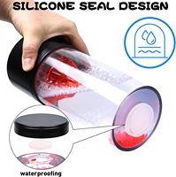 Tsinye volcan veilleuse réaliste éruption volcanique veilleuse pour enfants adultes volcan lave lampe pour décor de bureau à domicile