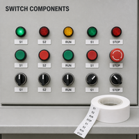 Printer Label Pita Industri Printer Label Transfer Termal untuk Pencetakan Label Kabel Manajemen Arsip
