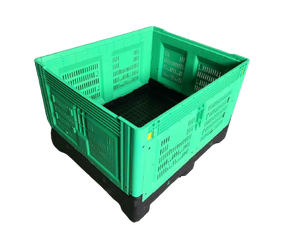 720l כבד חובה פלסטיק רשת אחסון מתקפל מיכל עם בנייה עמיד - Product Image 6