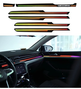 ไฟตกแต่งภายในรถยนต์รุ่นใหม่สไตล์ยุโรป แผงไฟซิมโฟนี LED สำหรับรถยนต์ Volkswagen <span class=keywords><strong>VW</strong></span> Passat B8 ปี 2017-2023 - Product Image 1