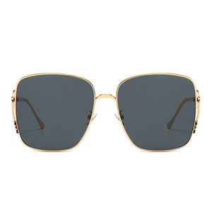 26 Nuevas Gafas de Sol de Metal con Marco Grande Marca <span class=keywords><strong>G</strong></span> UV400 Unisex Alternativa a las de Gran Marca Estilo Celebridad Ins Xiaohongshu - Product Image 5
