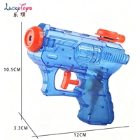 Pistolet à eau miniature en plastique transparent, marque Lucky, pour enfants, été, extérieur, plage, piscine, jeu de combat aquatique, pistolet à eau pour garçons et filles