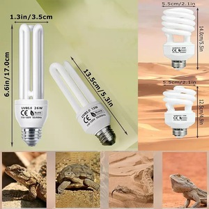 UVB Reptile Light Bulb Compact Fluorescent UV Lamp for Lizard Bearded Dragon - Product Image 5