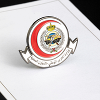 Personnalisable Style Traditionnel Métal Émail Épinglettes Logo Personnalisé Conception Moyen-Orient Arabie Koweït EAU Oman Gravé