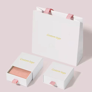 Custom Luxury Sliding Jewelry <b>Box</b> with <b>Earring</b> Pouch and Packaging for <b>Earrings</b> <b>Gift</b> and Accessories - Product Image 6