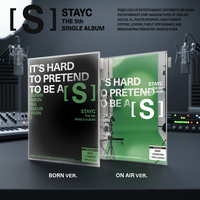 STAYC 5º Álbum Sencillo [S] (Versión ON AIR) / BORN Ver. CD Oficial de Música Coreana Kpop con Photocard para Todas las Edades, Papel KR