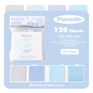 Planwith Customizable Foldable Sticky <strong>Notes</strong> Colorful Adhesive Tearable Memo Pad 4 Colors Student <strong>Exam</strong> Study Office Stationery - Product Image 5