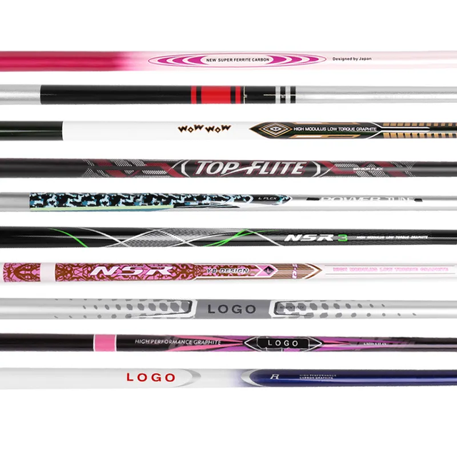 Factory-direct OEM Customisable Stable Carbon Fibre Golf Club Shafts, Available in a Range of Colours