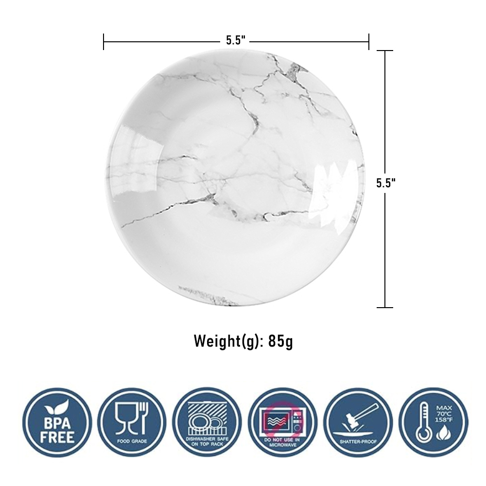 Dia 5.5 "xH 0.9" pouces