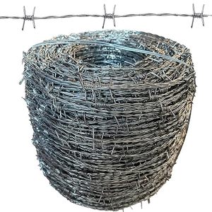 High Tensile <b>Other</b> Single Razor Galvanized Barbed <b>Wire</b> <b>Mesh</b> 2.0mm 200m-360m ISO9001 Certified - Product Image 1
