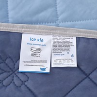 Couette d'été rafraîchissante en polyester, légère, unie, douce et respirante, idéale pour la climatisation, pour la maison et l'hôtel