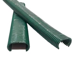 Anneaux de porc C24 galvanisés à chaud enduits de PVC <span class=keywords><strong>vert</strong></span>, anneaux en C antirouille de 1/2 pouces pour la corde élastique sur le <span class=keywords><strong>grillage</strong></span> soudé et la clôture - Product Image 3