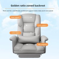 Chaise de bureau informatique en tissu, ergonomique, pivotante, avec dossier confortable, accoudoirs fixes et structure métallique pour usage domestique et professionnel