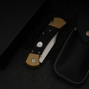 Cuchillo Plegable para Camping BUCK112 D2 con Punta de Lanza, Empuñaduras G10, Perilla de Pulgar, Cuchillo de Bolsillo DIY OEM - Product Image 2
