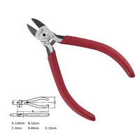 Pince coupante diagonale multifonctionnelle MTC-2D 115 mm 4,5'' pour bijoux, or, argent, ressort, fil, mini pince coupante diagonale, outils
