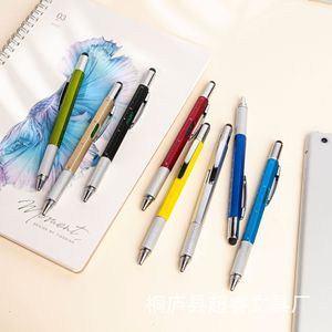 Multi Function <b>Pen</b> Ballpoint 145*10mm With Ruler Screwdriver And Touch Tip For Office Use - Product Image 3