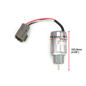 โซลินอยด์วาล์ว Sa-3725 12V 24V ตัวควบคุมการปิดน้ำมันเชื้อเพลิงสำหรับเครื่องกำเนิดไฟฟ้าดีเซล สวิตช์ตัดการทำงานของเครื่องยนต์ - Product Image 3