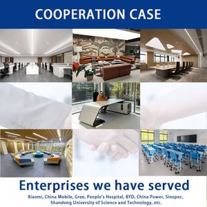 Escritorio ejecutivo moderno de lujo MFC en forma de L Mesa nueva gerente CEO para muebles de oficina - Product Image 6