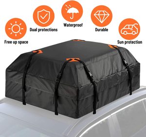 <strong>Car</strong> <strong>Roof</strong> <strong>Bag</strong> Cargo Carrier 15 Cubic Feet Protective Mat <strong>for</strong> All Vehicle With/Without <strong>Roof</strong> Rack 100% Waterproof <strong>Car</strong> Storage <strong>Bag</strong> - Product Image 5