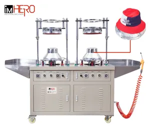 IMHERO single&double heads cap ironing machine automatically hat blocking for bucket hat beret fedora hat ironing