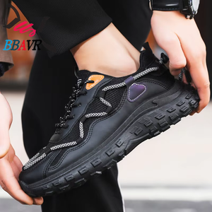 Zapatos Deportivos Casuales de Malla para Hombre, con Suela Gruesa Estilo Neumático, Venta al Por Mayor - Product Image 5