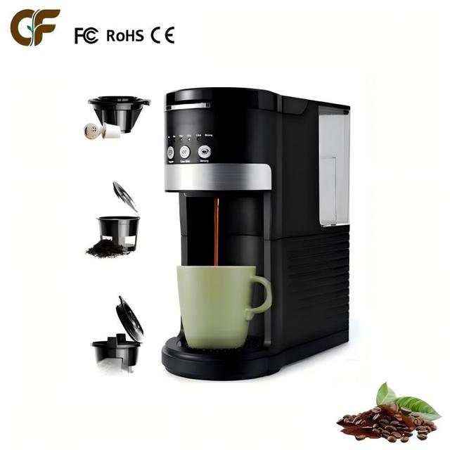 Iced and Hot Coffee Brewer for K Cup & Ground Coffee Single Cup Coffee Pod Machine