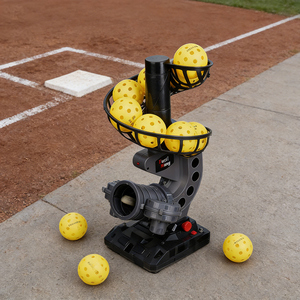 เครื่องยิงลูกเบสบอลแบบพกพา ปรับความเร็วและเส้นทางอัตโนมัติ ใช้พลังงานจากแบตเตอรี่/พาวเวอร์แบงค์ สำหรับเด็ก-เพื่อความบันเทิง - Product Image 2