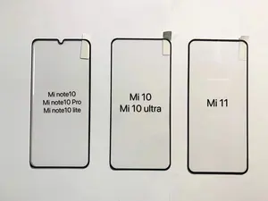 Изогнутое закаленное стекло с полной проклейкой для Xiaomi MI 11