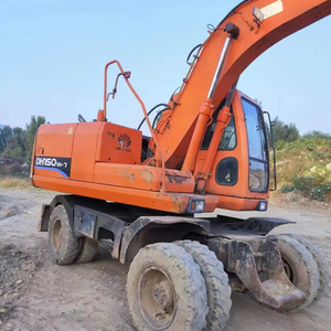 รถขุด Doosan DH150LC-7 แบบตีนตะขาบ น้ำหนักใช้งาน 15 ตัน มอเตอร์ ปั๊ม PLC ที่เชื่อถือได้ รถมือสอง พร้อมเกียร์ ปี 2016 0.72 เมตร - Product Image 1