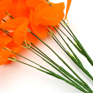 Fleurs artificielles 50 cm en plastique réalistes pour décorations de mariage et de maison - Product Image 3