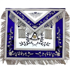 BAHOO EMBROIDERS Tablier de maçon de la Loge Bleue, Ancien Maître Maçon - Unisexe Adulte - Product Image 1
