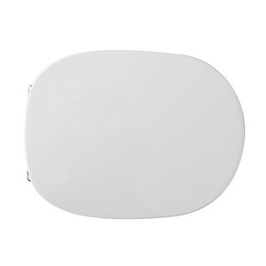 Asiento de inodoro para Esedra Vase Mix Shape 6, blanco, con bisagras pasantes, 50.5 cm de largo, 37.5 cm de ancho - Product Image 1