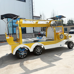 Venta caliente clásico <span class=keywords><strong>de</strong></span> un solo eje tipo <span class=keywords><strong>de</strong></span> remolque ataúd fúnebre carro funerario coche funerario fabricante motocicleta remolque ataúd carro - Product Image 2