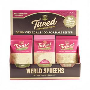 กล่องบรรจุภัณฑ์แบบกล่องเล็กสำหรับใส่ของในซูเปอร์มาร์เก็ตร้านค้าขายปลีกกล่องกระดาษแข็งแบบสั่งทำสำหรับบรรจุถุงไมลาร์ - Product Image 2