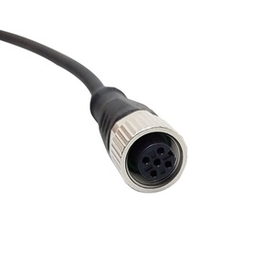 ขั้วต่อ DIN ตัวเมีย 4 ขา รุ่น bibo SVLEC M12 พร้อมสายเคเบิล PVC/PUR หน้าสัมผัสแบบนิกเกิล ตัวเรือนไนลอน กันน้ำระดับ IP68 สำหรับยานยนต์ - Product Image 3